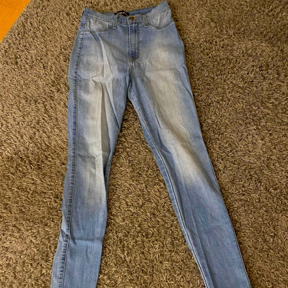 High rise jeans